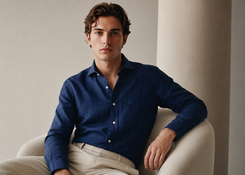 Premium linen shirts collection for men by Nakul Sakhiya