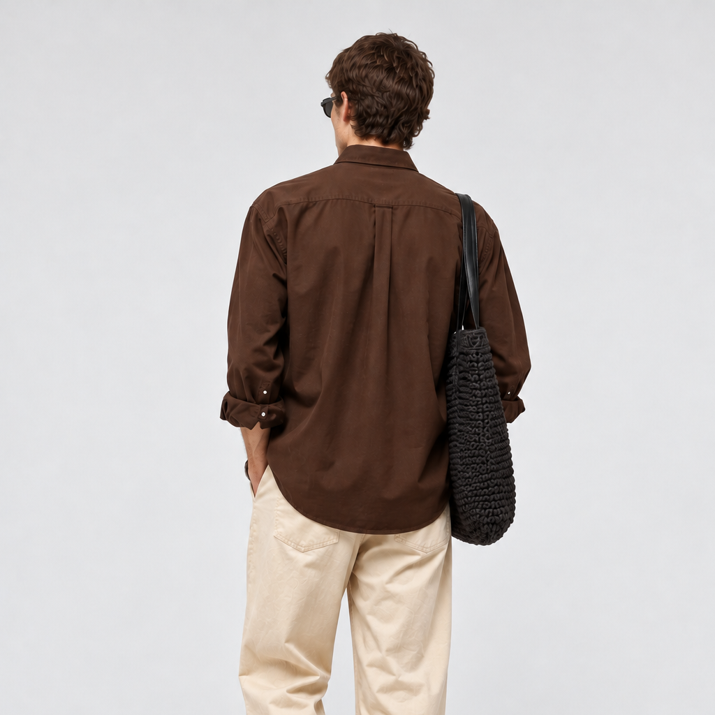 Chocolate Brown Shirt for Men