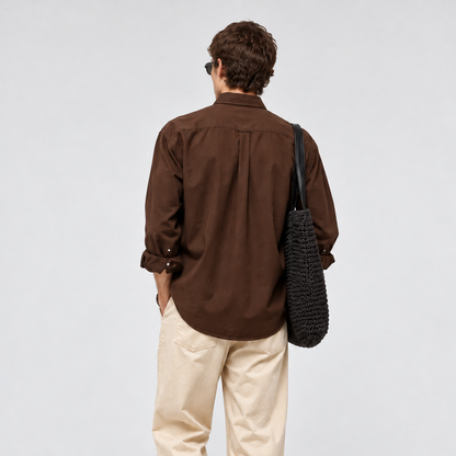 Chocolate Brown Shirt for Men