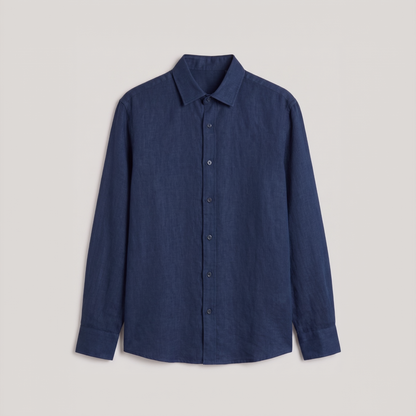 The Navy Linen Shirt