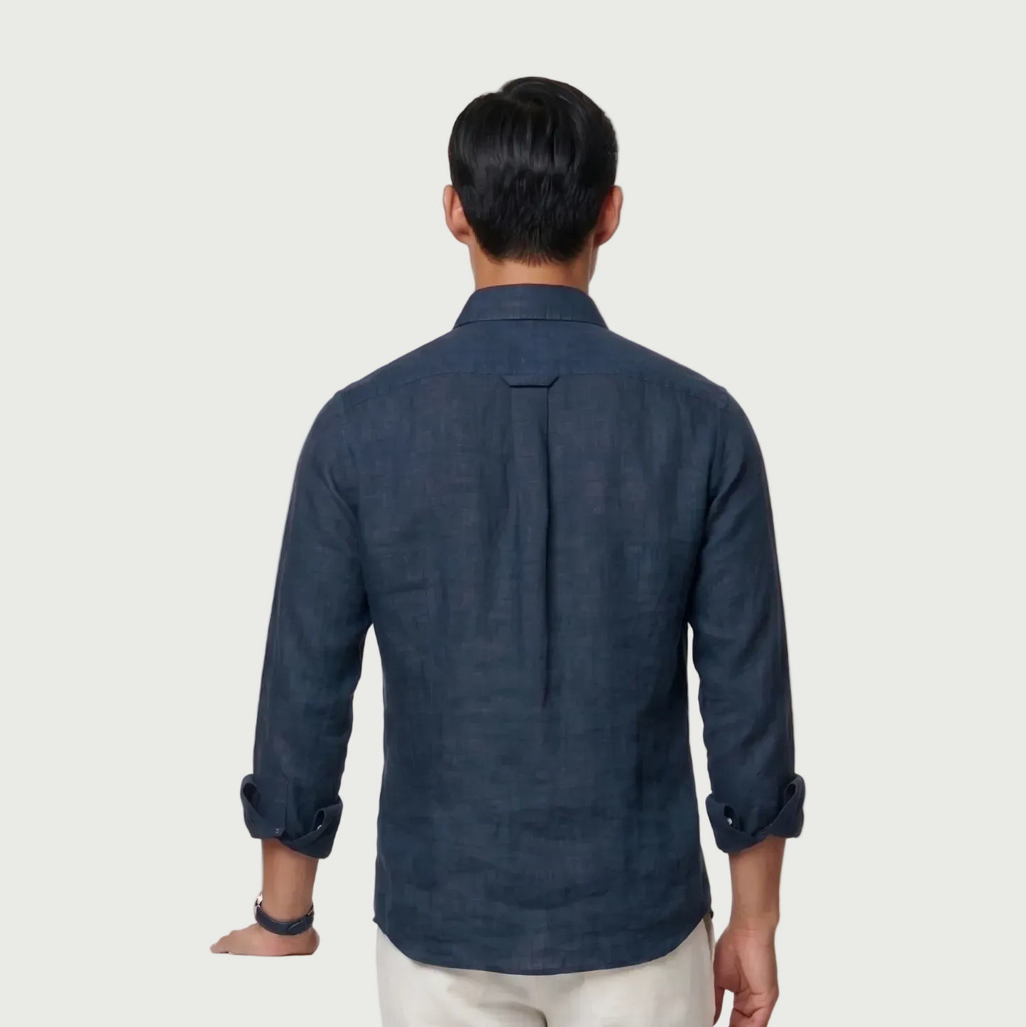 The Navy Linen Shirt