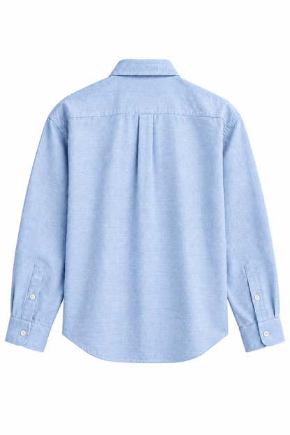 Sky Blue Linen Shirt for Men