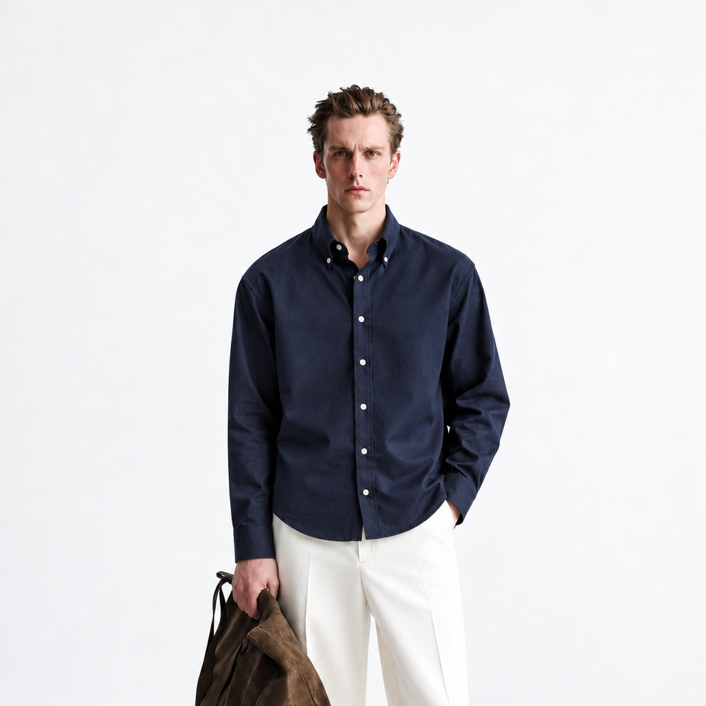 Navy Blue  Shirt for Men