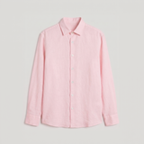 Baby Pink Linen Shirt for Men