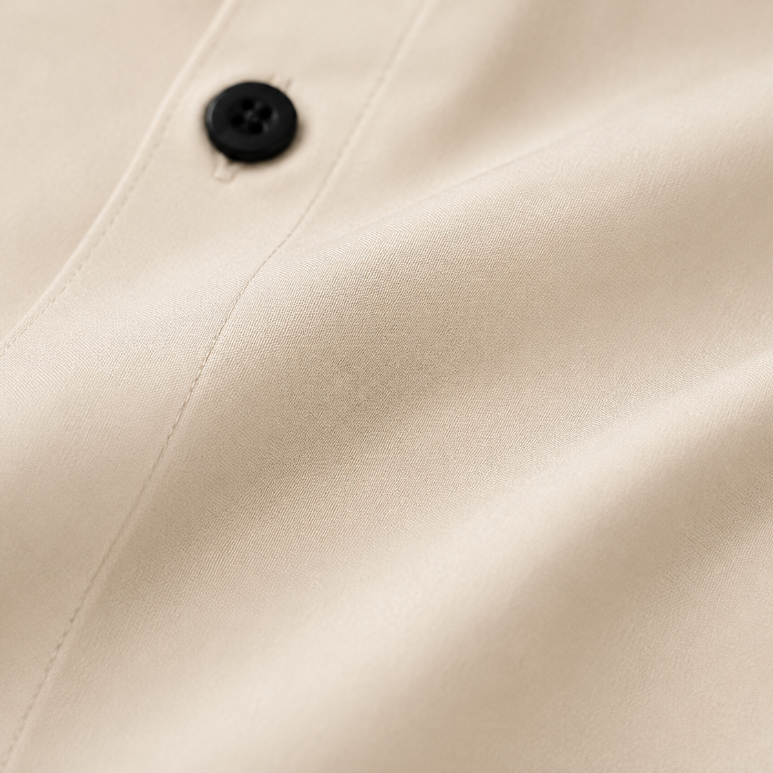 Premium Ivory Satin Shirt fabric texture closeup