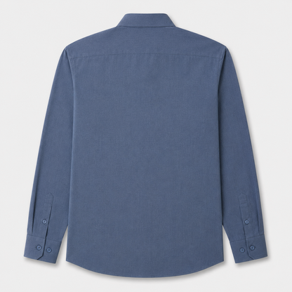 Premium Sky Blue Casual Shirt for Men Back View