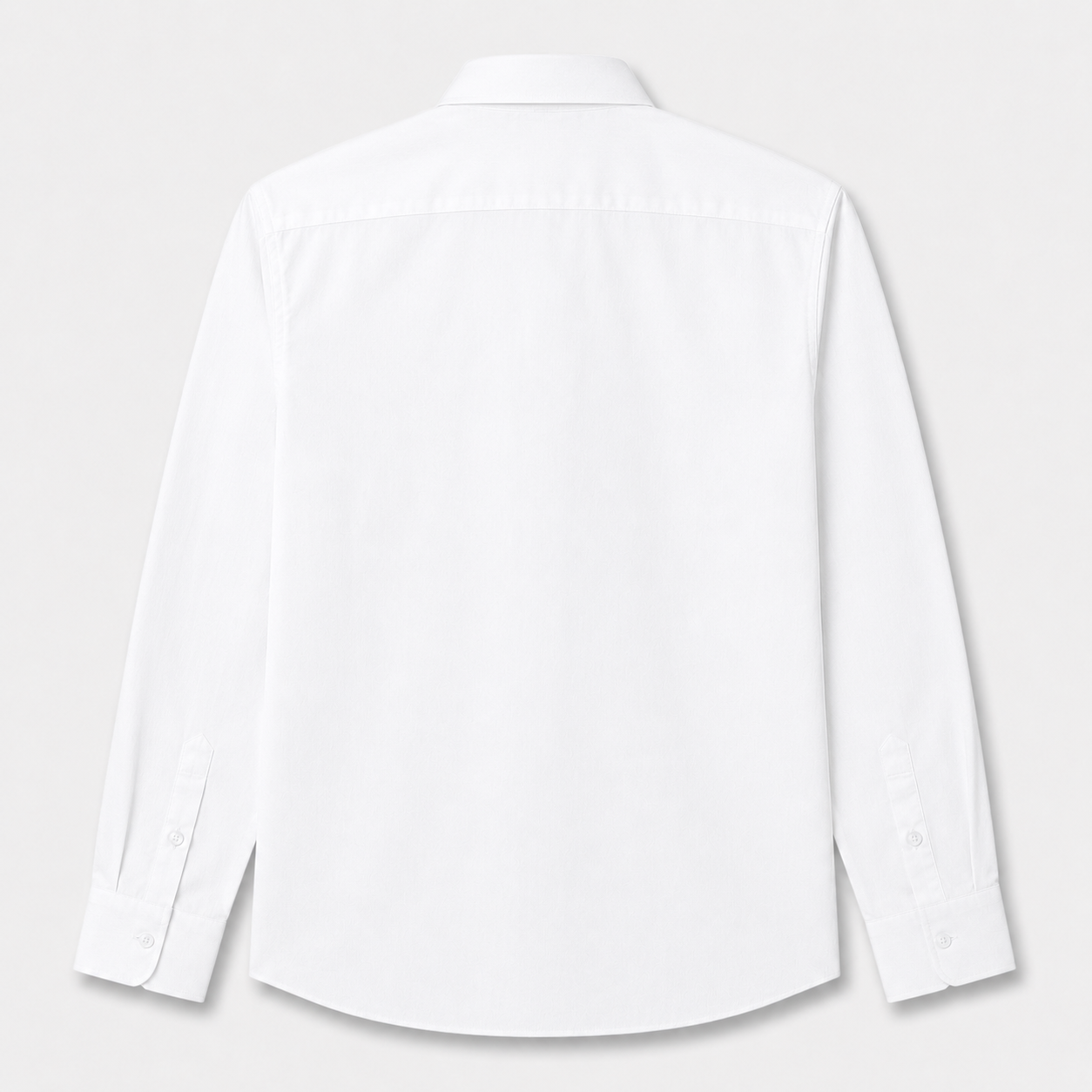 Premium White Shirt for Men Back View