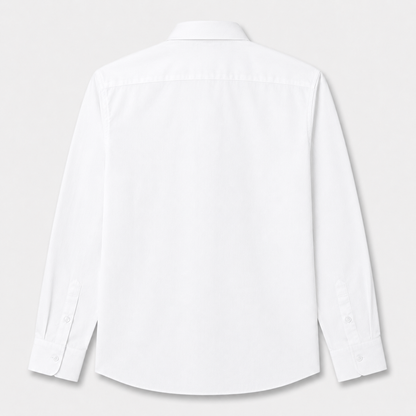 Premium White Shirt for Men Back View